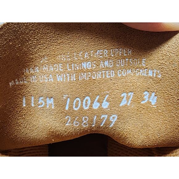 Timberland 10066 6 Inch Wheat Leather Boots Men\'s Size 11.5 M main image 9